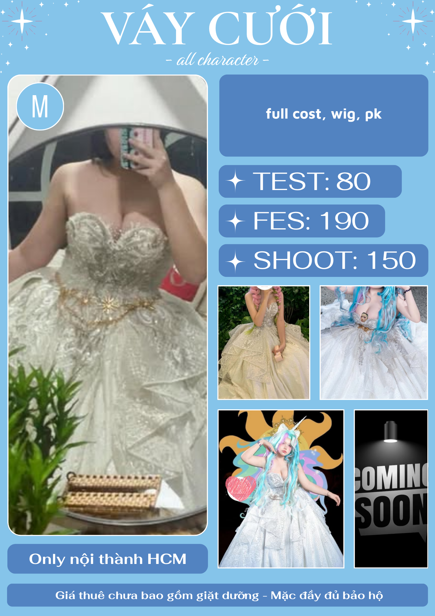 Đồ cosplay và wig tham khảo